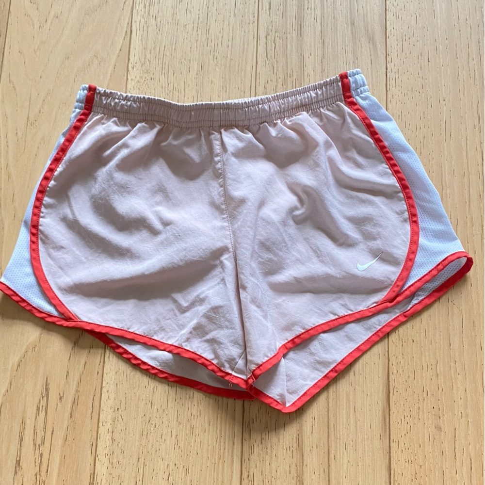 Pink Nike dry fit shorts size medium teen